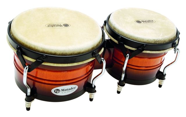 A set of 7¼" and 85/8" bongos.